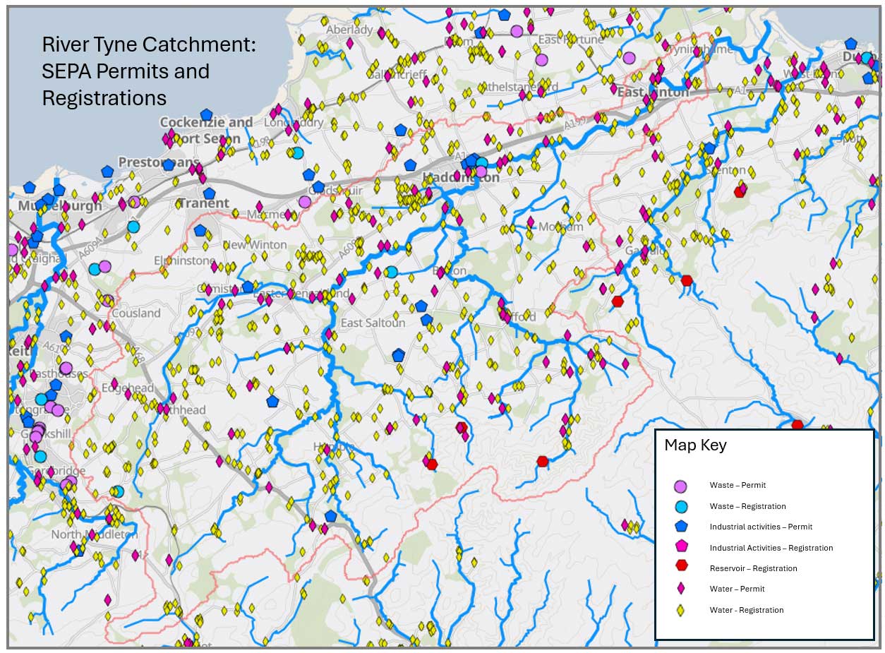 Tyne River - Sepa permits registrations